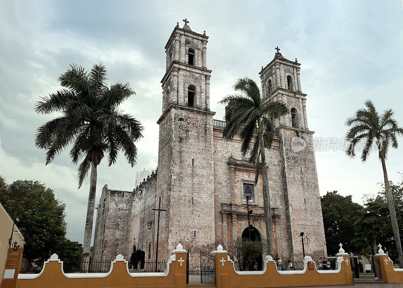 圣Servacio church, Valladolid，尤卡坦半岛，墨西哥。
